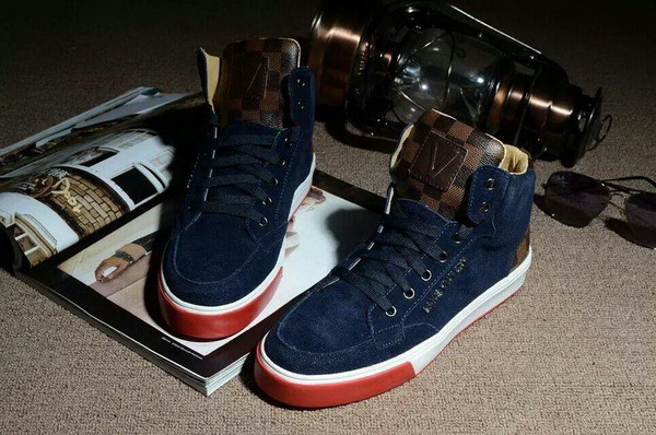 LV High-Top Fashion Men Shoes--014